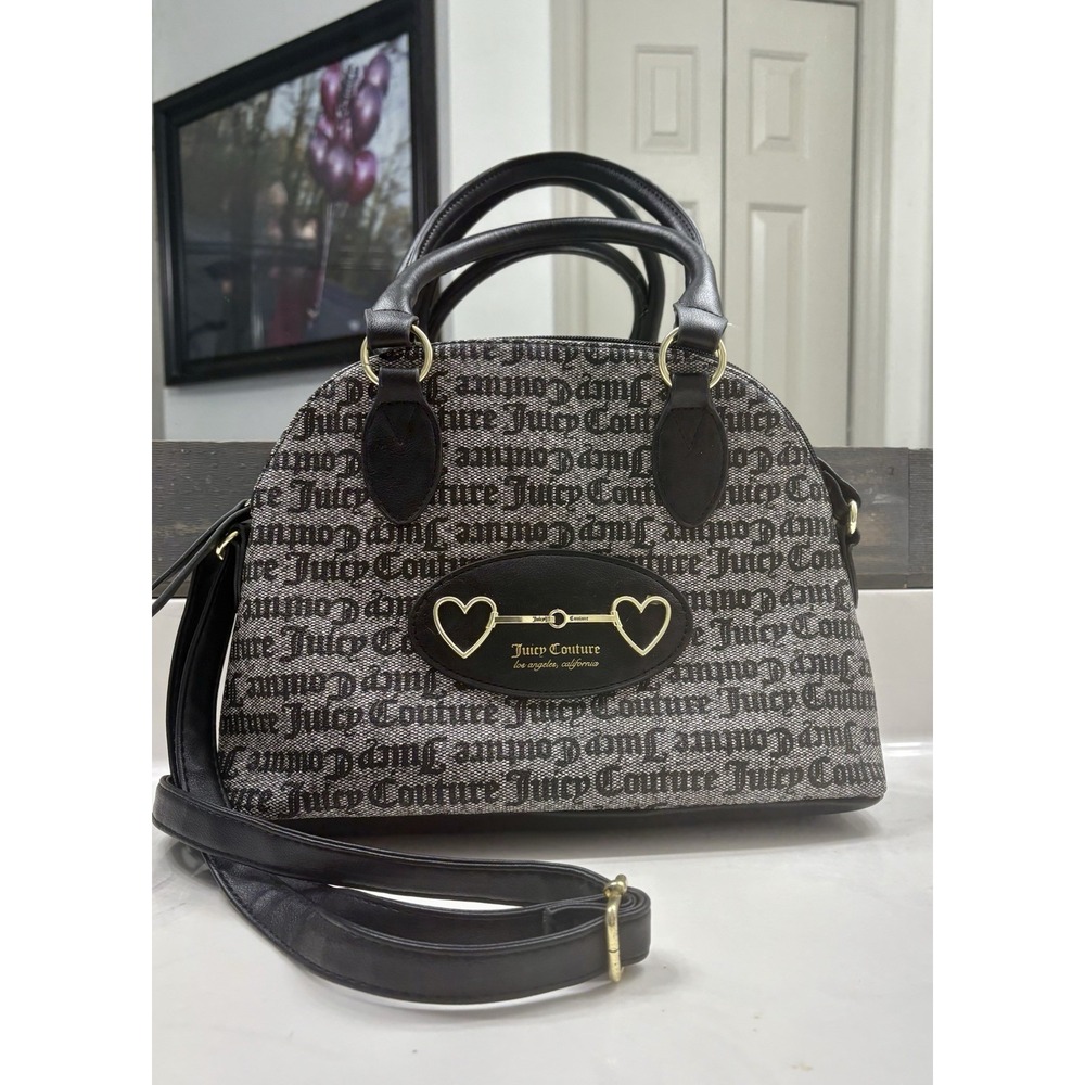 Juicy Couture Satchel XBDY GOTHIC STATUS BLACK CRAZY FOR YOUR DOME